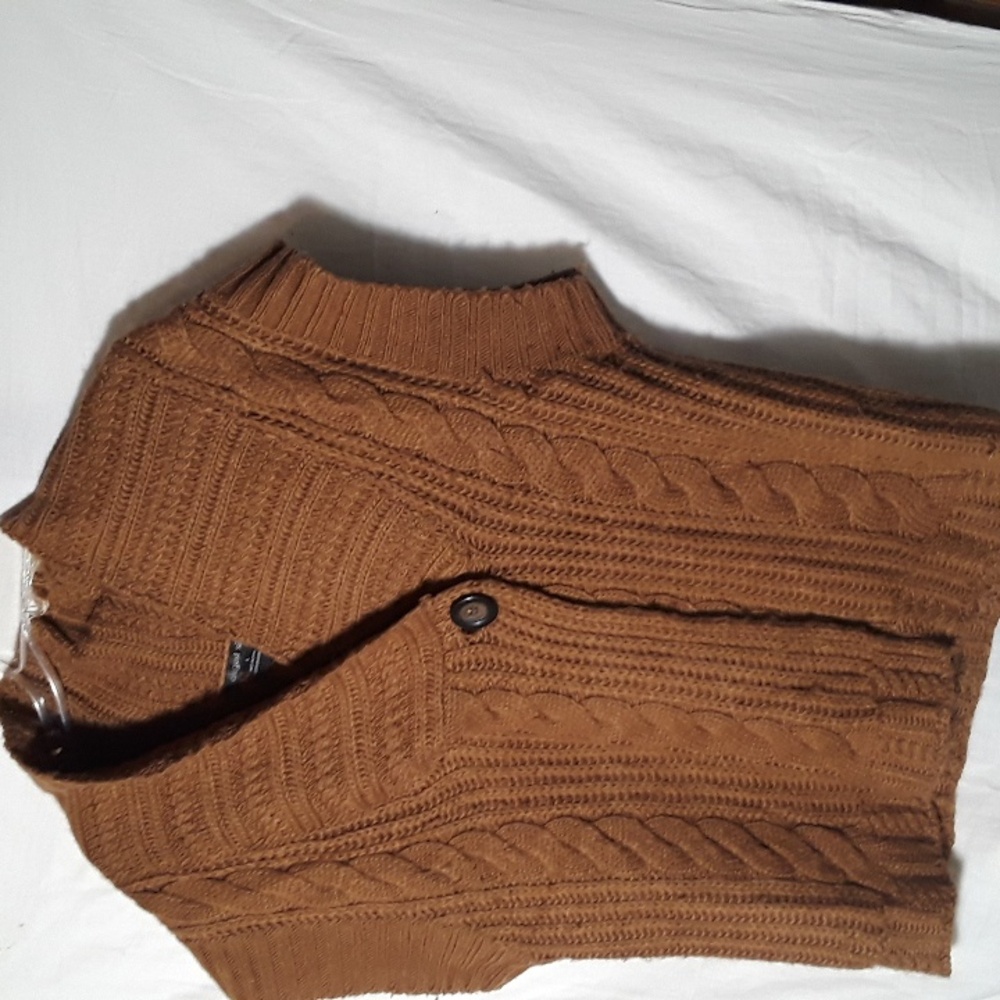 August Silk Tan Knit Sweater